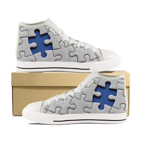 AUTISM AWARENESS HIGHTOP SHOES